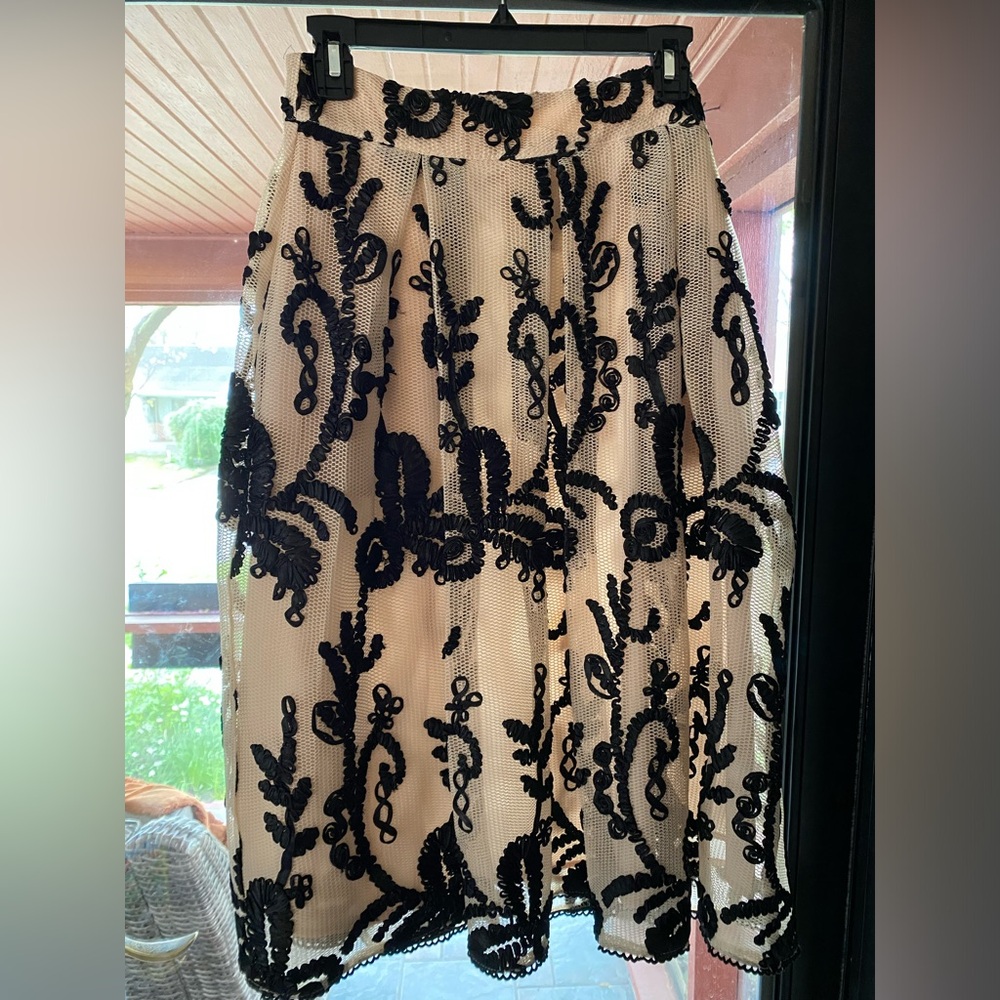 Anthro tulle skirt